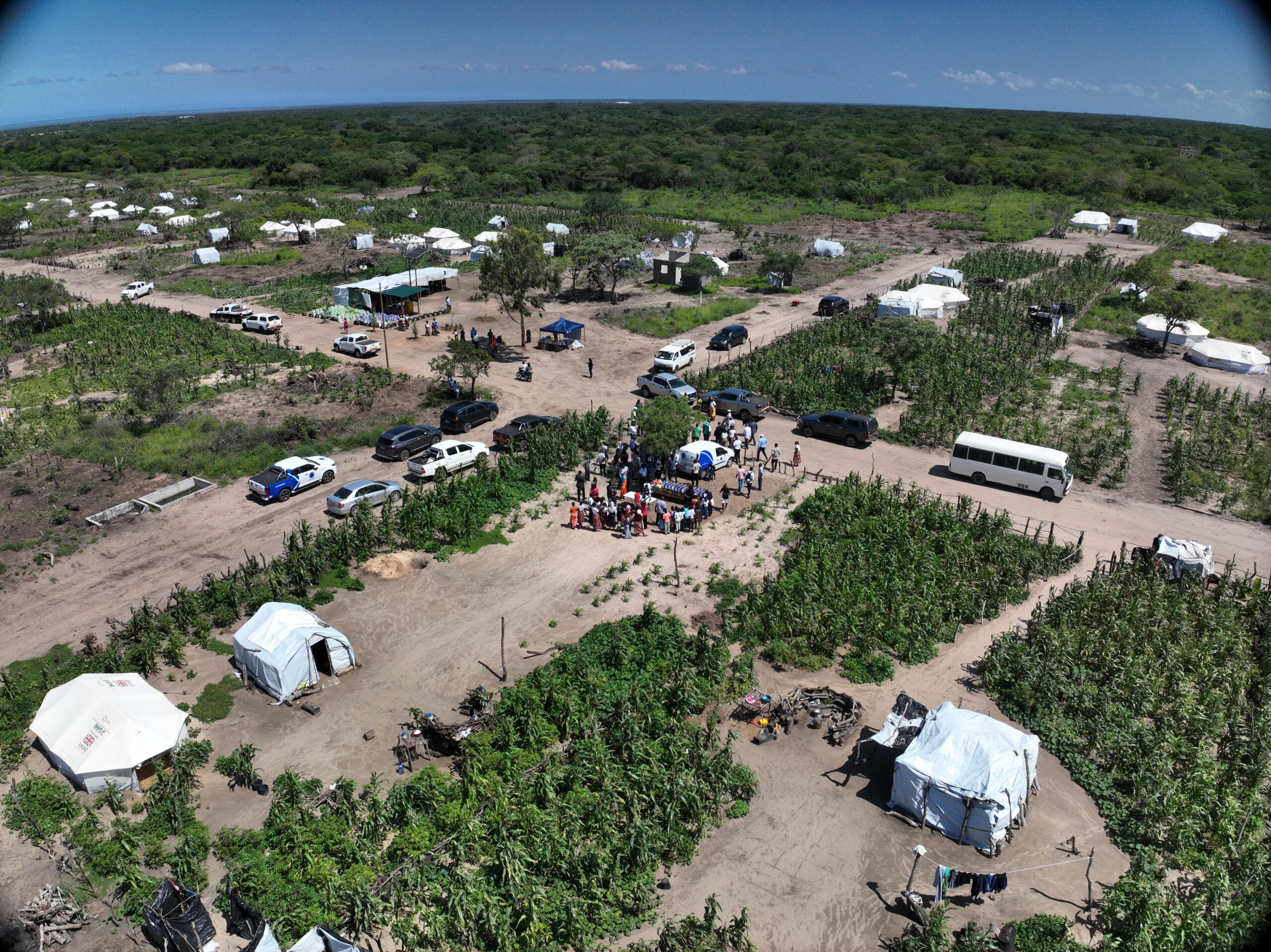 Observação aérea de território, comunidade e campo para leitura climática
